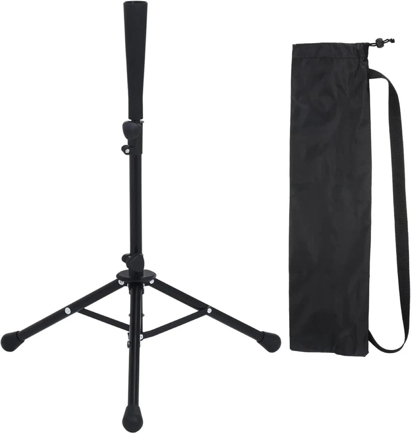 Adjustable Baseball Batting Tee Tripod Stand