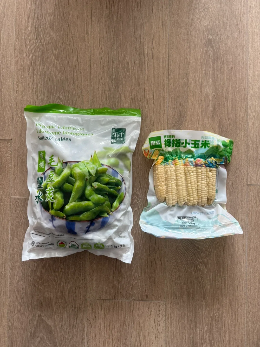 T&T Organic Edamame & Mini Corn