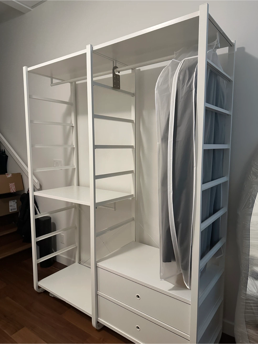 IKEA ELVARLI Wardrobe System - White - photo 4