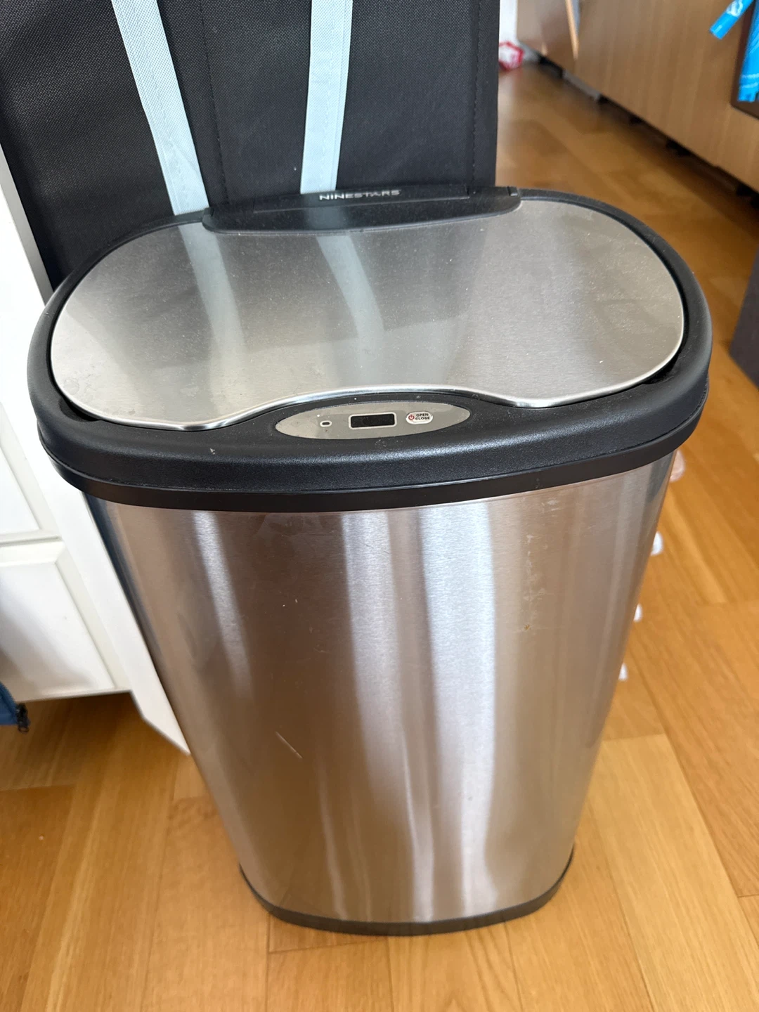 NINESTARS Stainless Steel Trash Can
