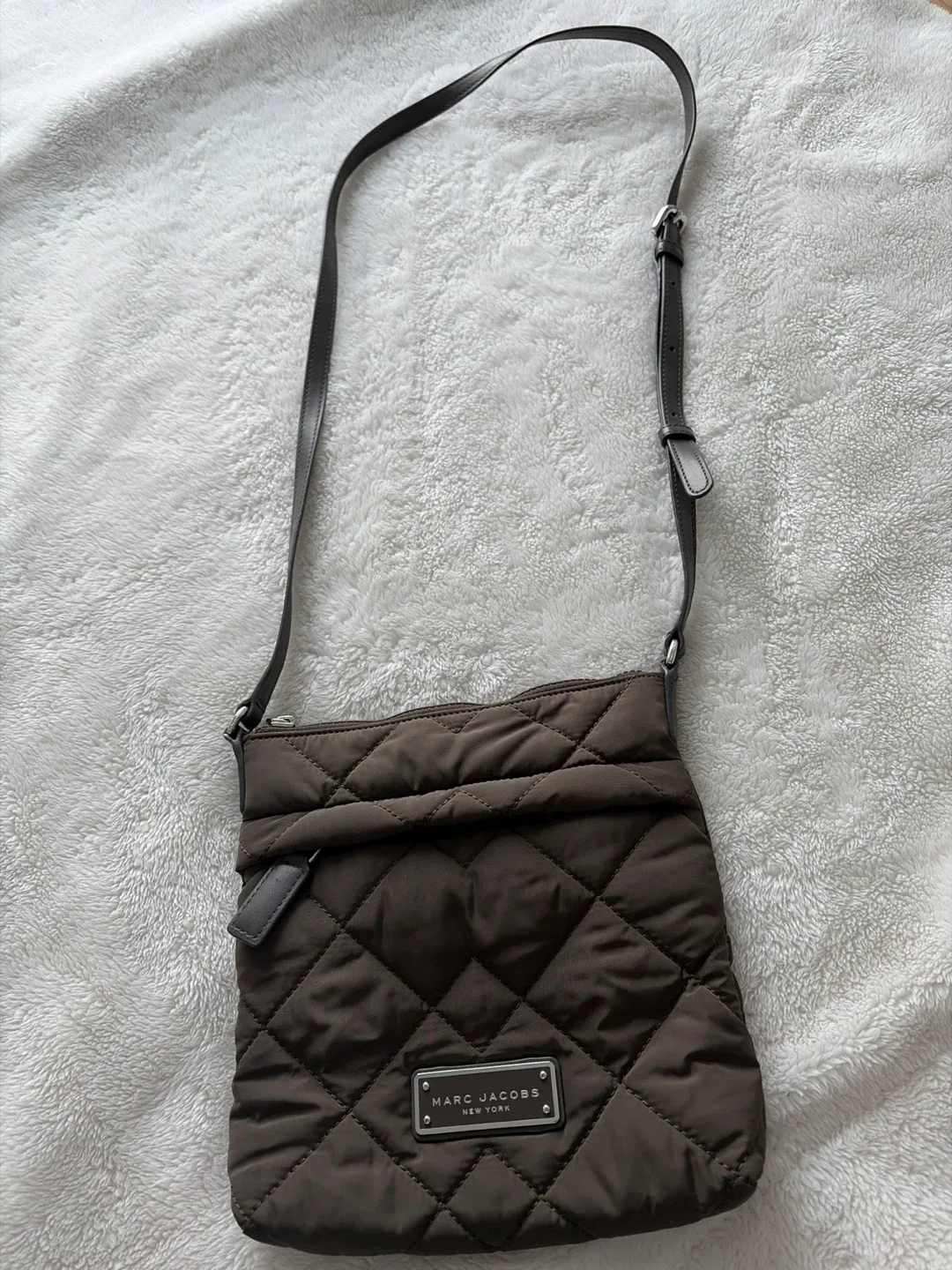 Marc Jacobs Quilted Brown Crossbody Bag