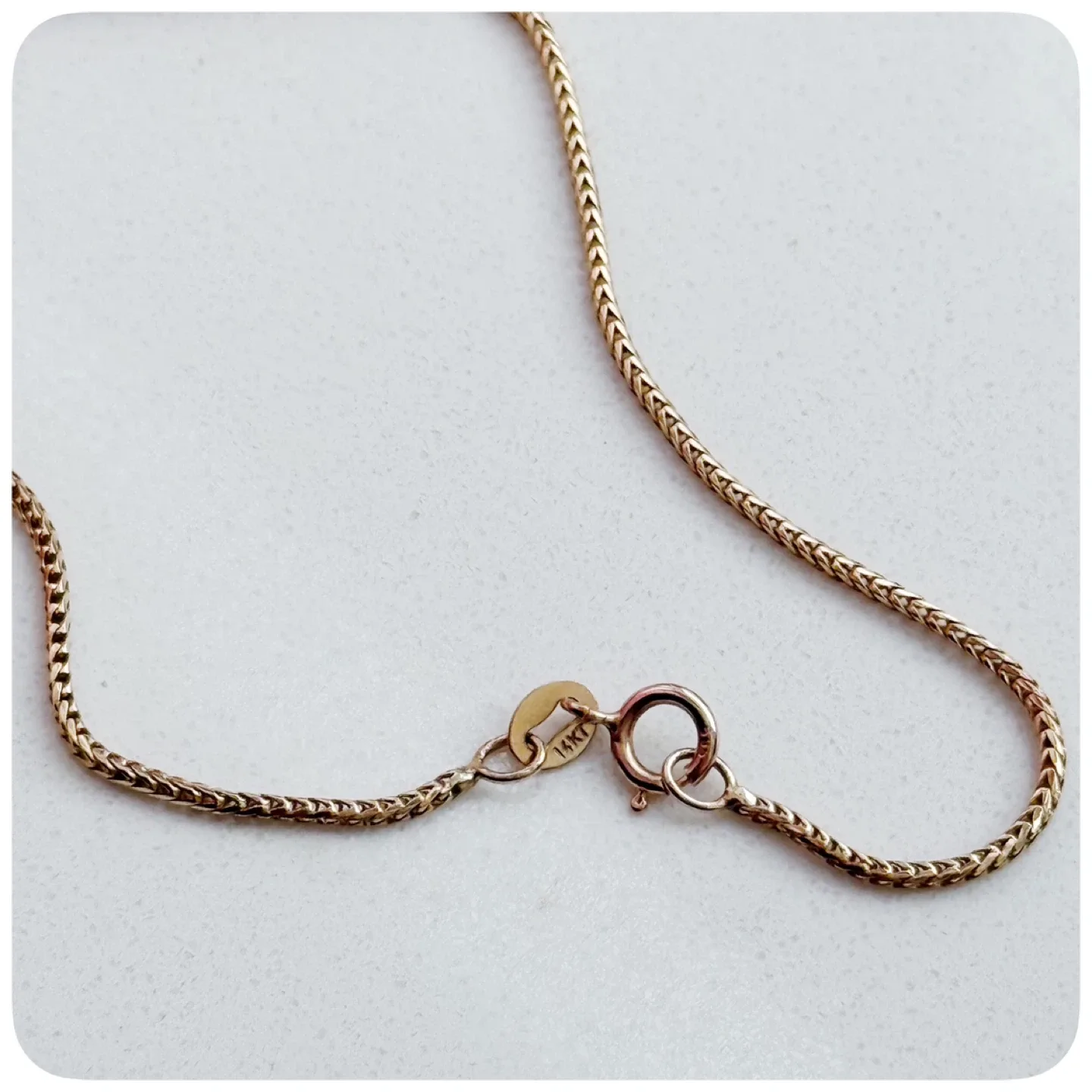 14K ROSE GOLD 19 PAVE DIAMONDS BRACELET 17CM - BRAND NEW image indicator(3)