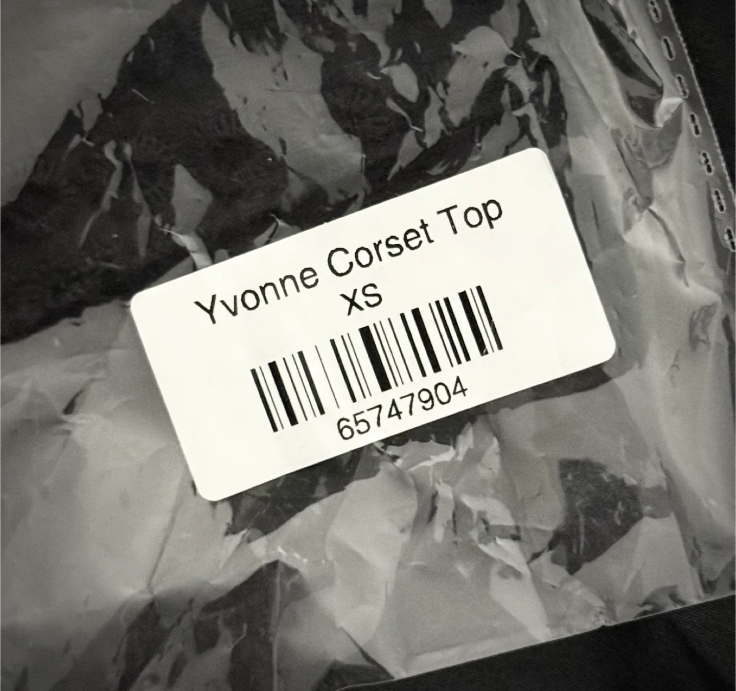 NEW Foxblood Goth Witchy Sexy Black Corset Top XS image indicator(5)