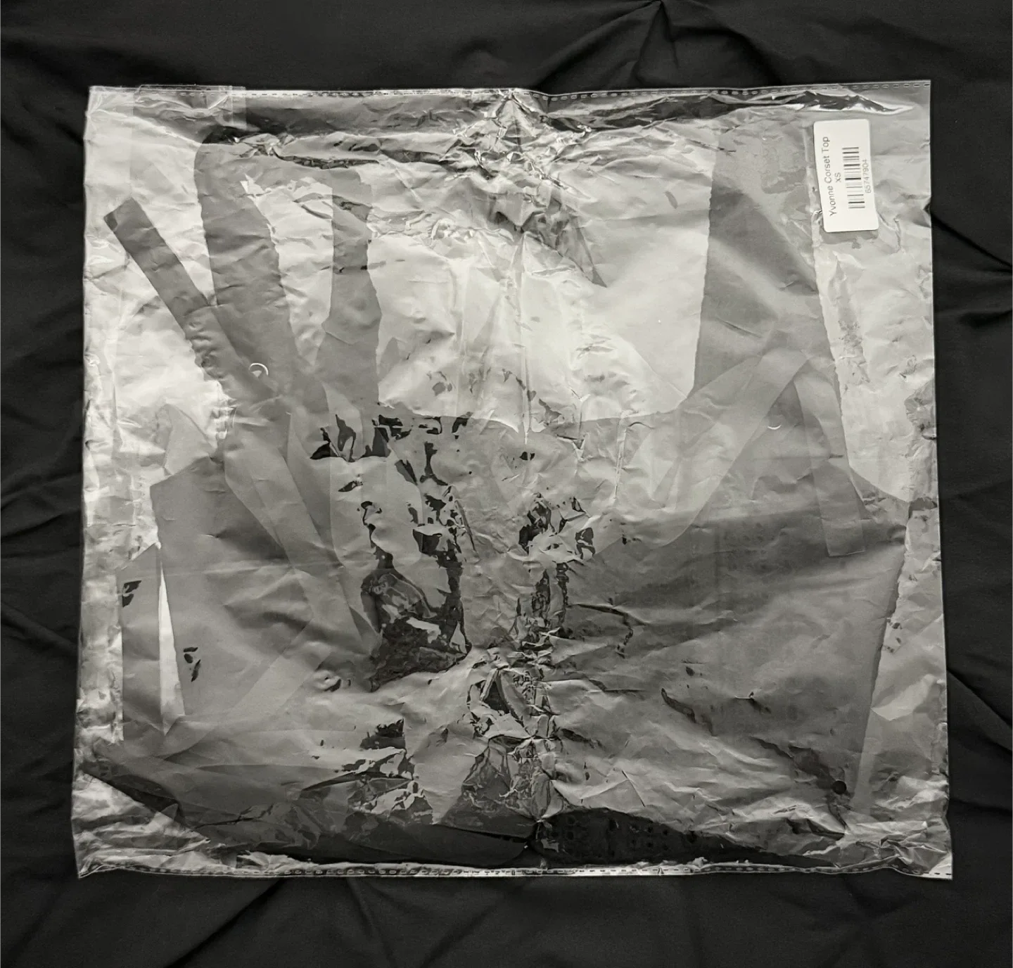 NEW Foxblood Goth Witchy Sexy Black Corset Top XS image indicator(4)