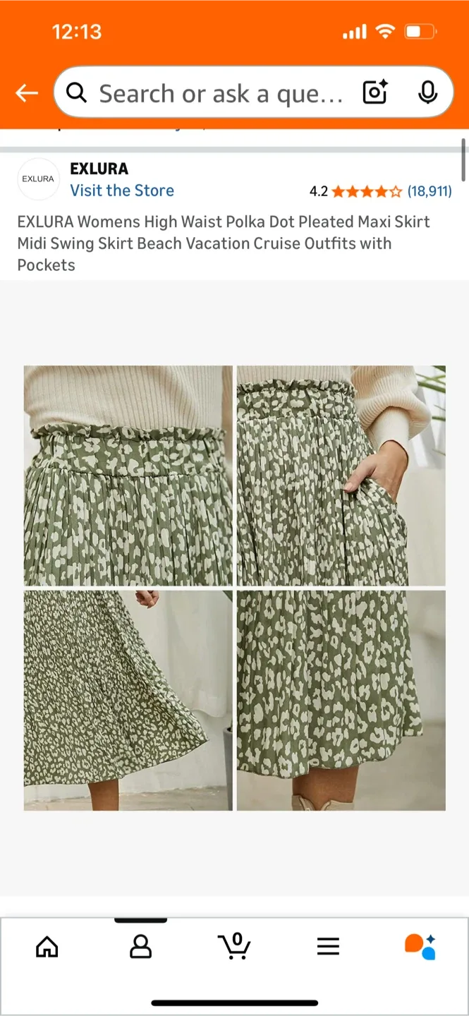 Green Leopard Skirt XL image indicator(4)