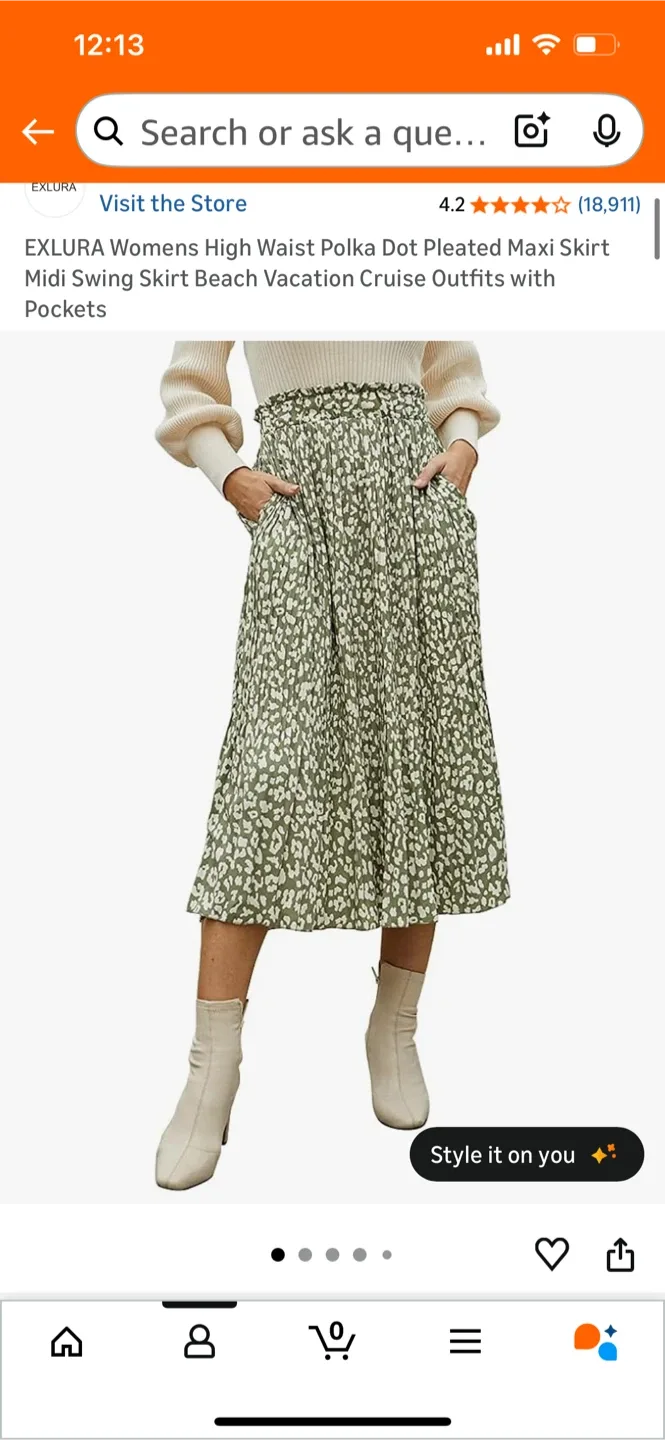 Green Leopard Skirt XL image indicator(3)