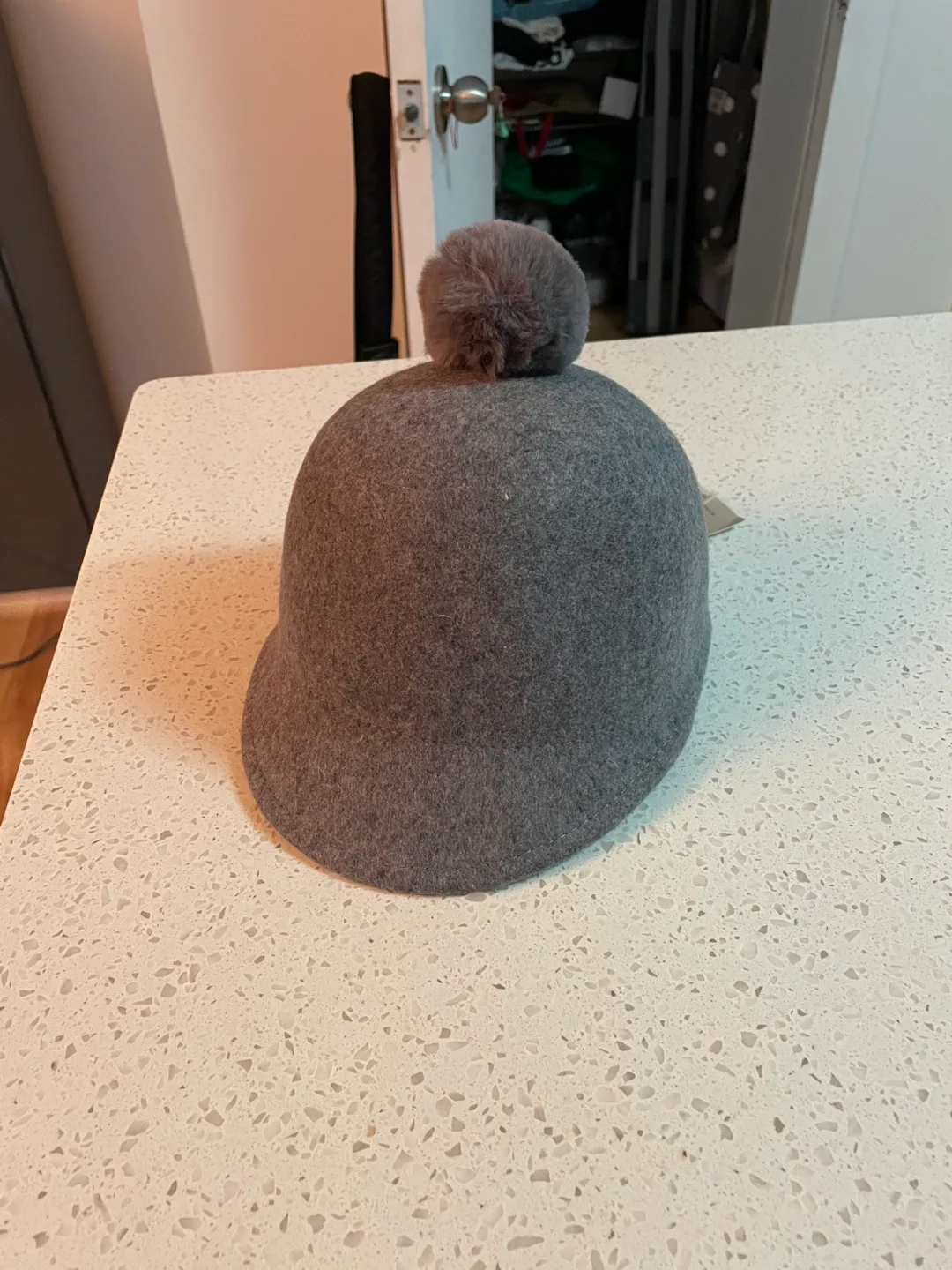 Zara Kids Grey Wool Hat - Size S (52cm)