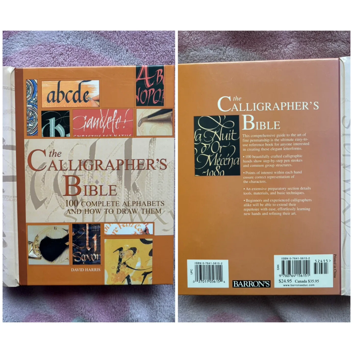 (Book) "The Calligrapher's Bible" by David Harris