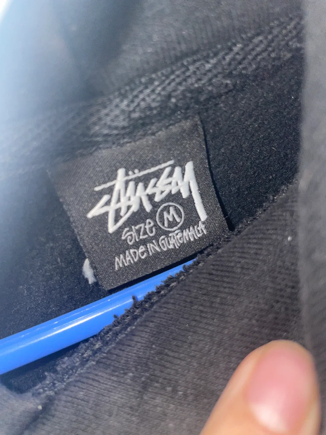 Stussy Black Hoodie - Size M image indicator(2)