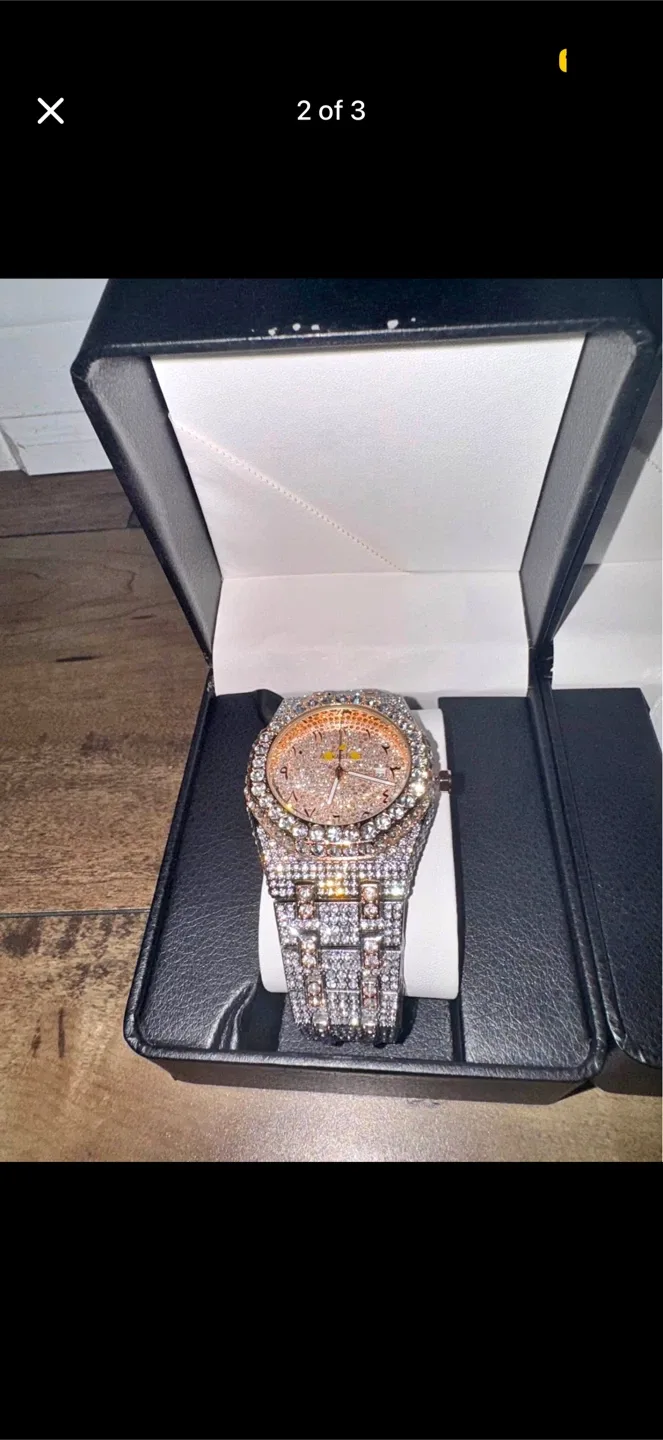 Audemars Piguet moissanite Watch image indicator(4)