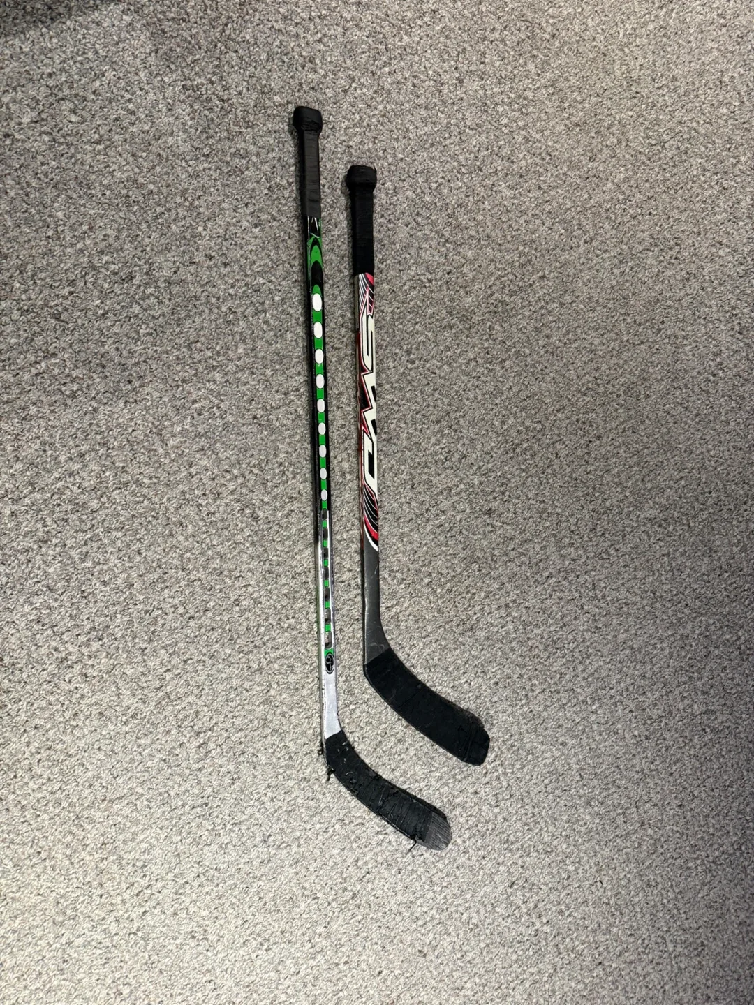 Assorted Hockey Sticks: Bauer, Easton, Sherwood & More image indicator(3)