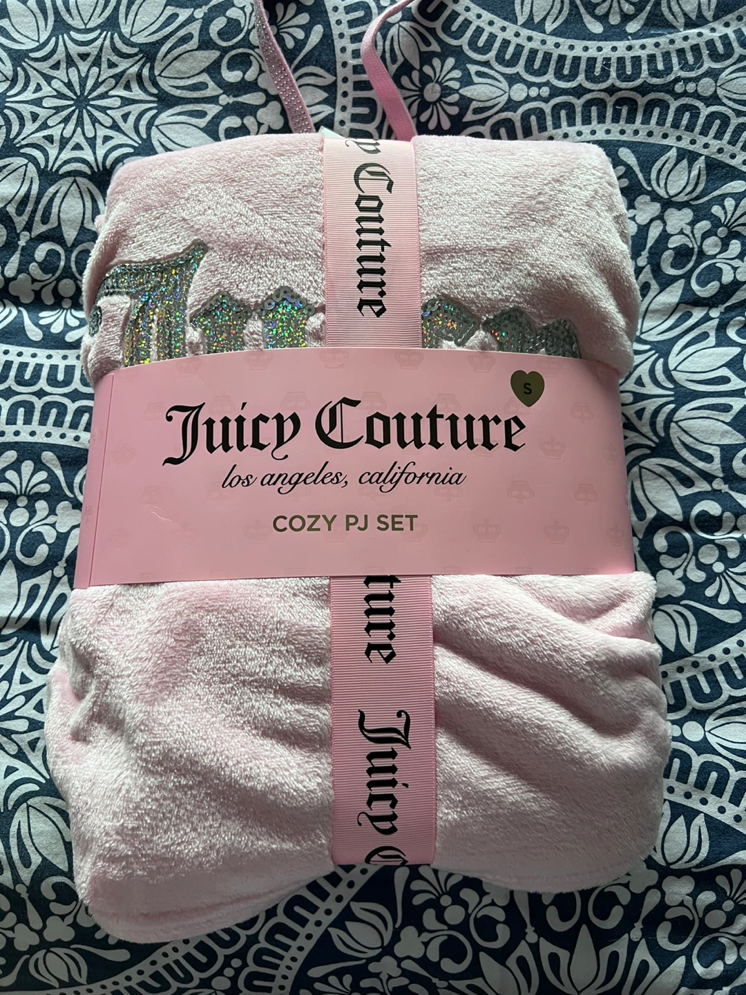 Juicy Couture Cozy PJ Set - Size Small