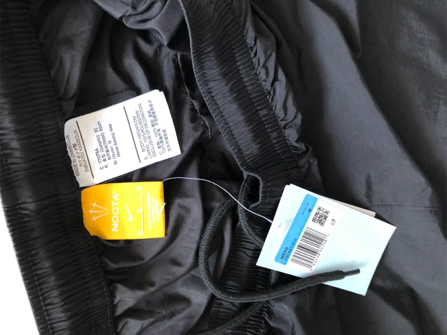 Nike x NOCTA Men's Woven Pants Black image indicator(4)