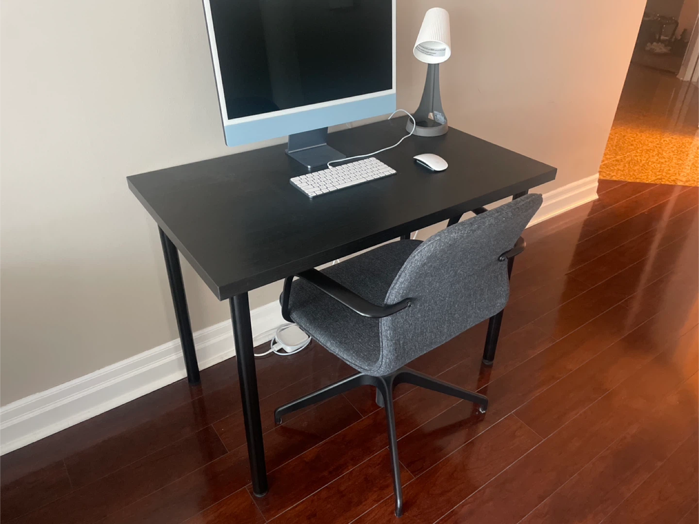 Desk and Chair Set - Black