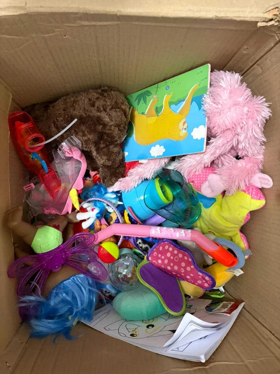 Box of Mixed Toys and Items