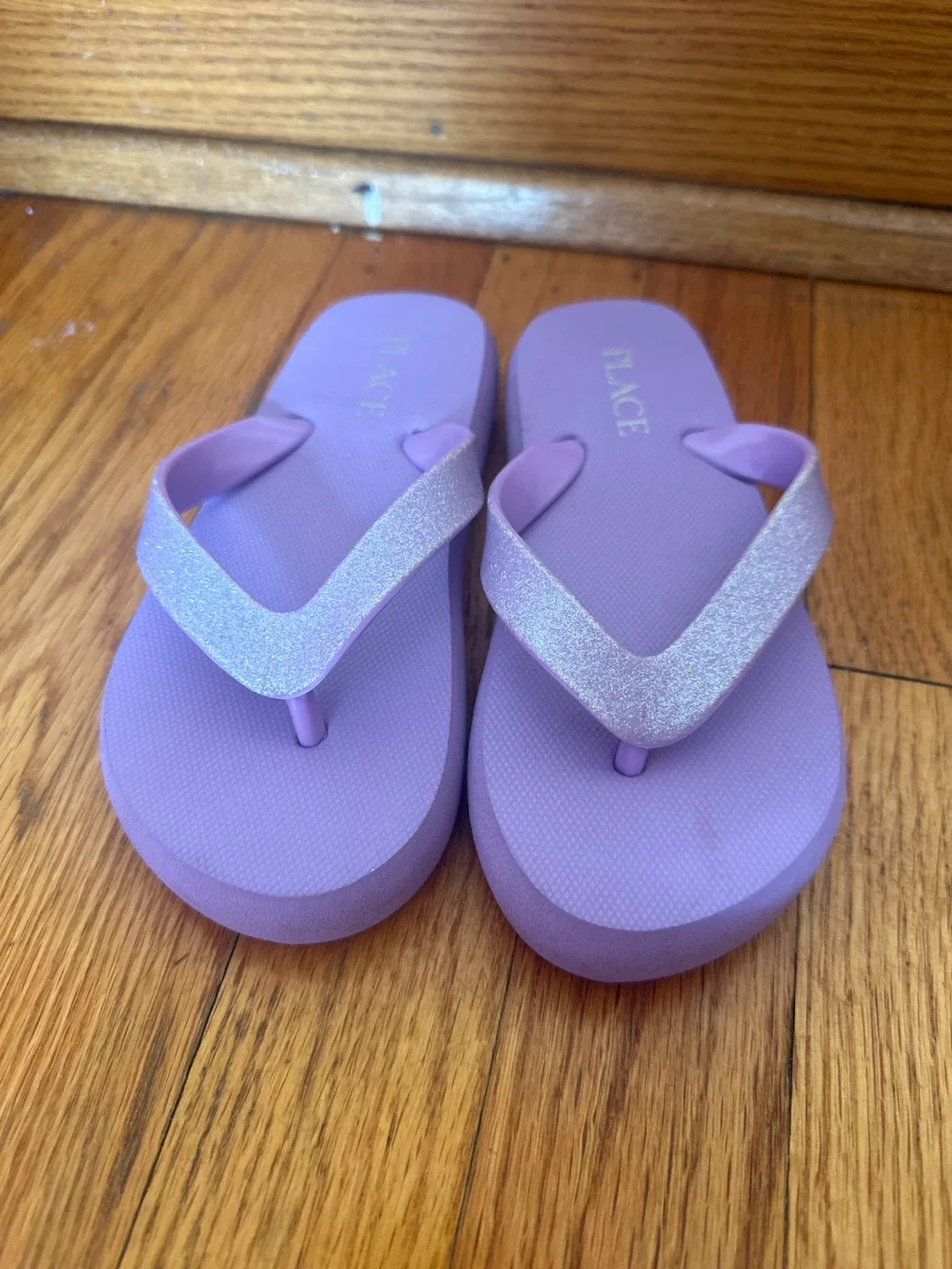 The Children's Place Purple Flip Flops - Size 11/12