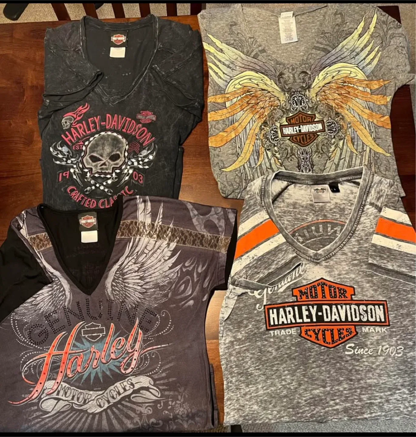 Harley-Davidson T-Shirts - Various Styles
