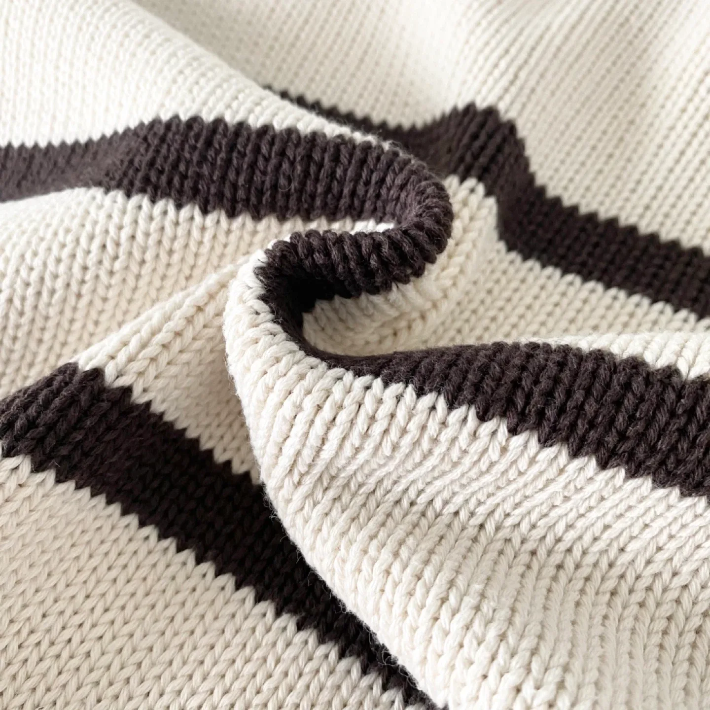 GAP Roll Neck 100% Cotton Striped Sweater image indicator(5)