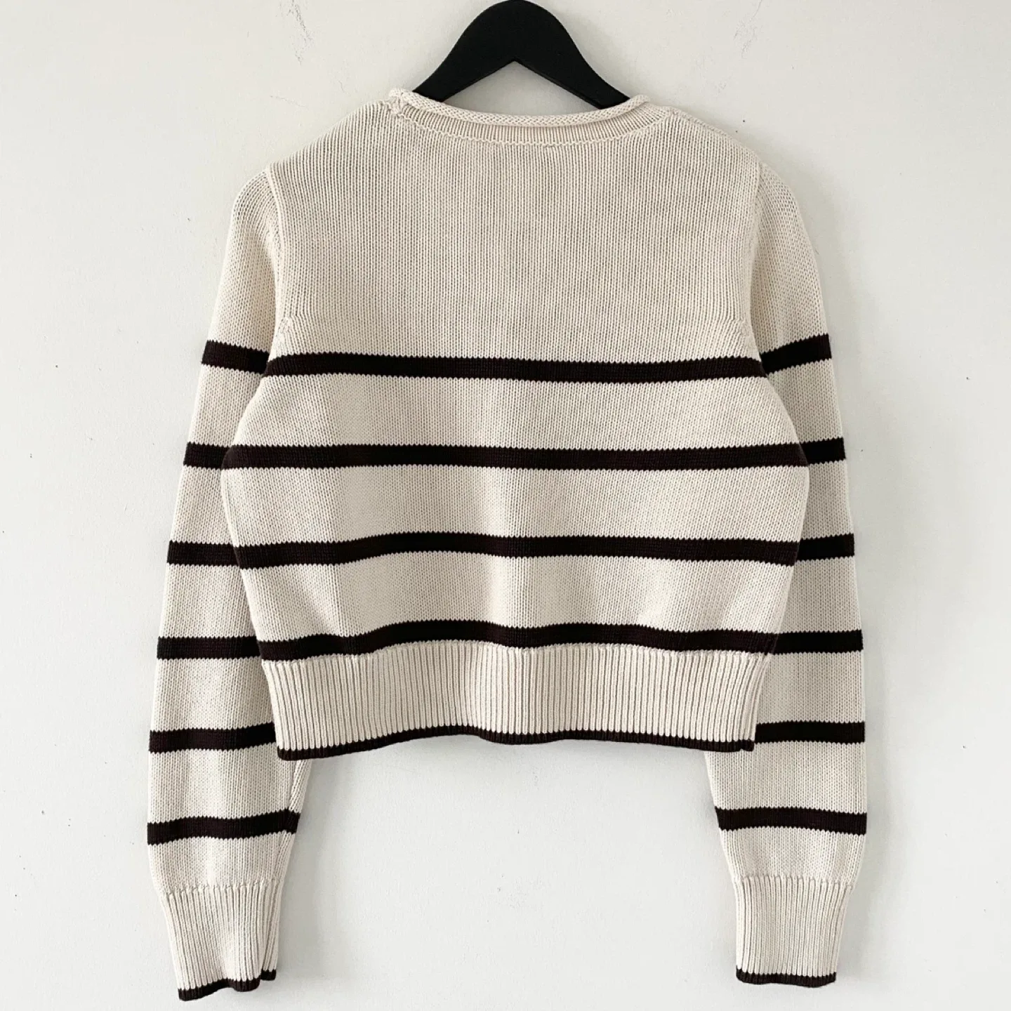 GAP Roll Neck 100% Cotton Striped Sweater image indicator(2)