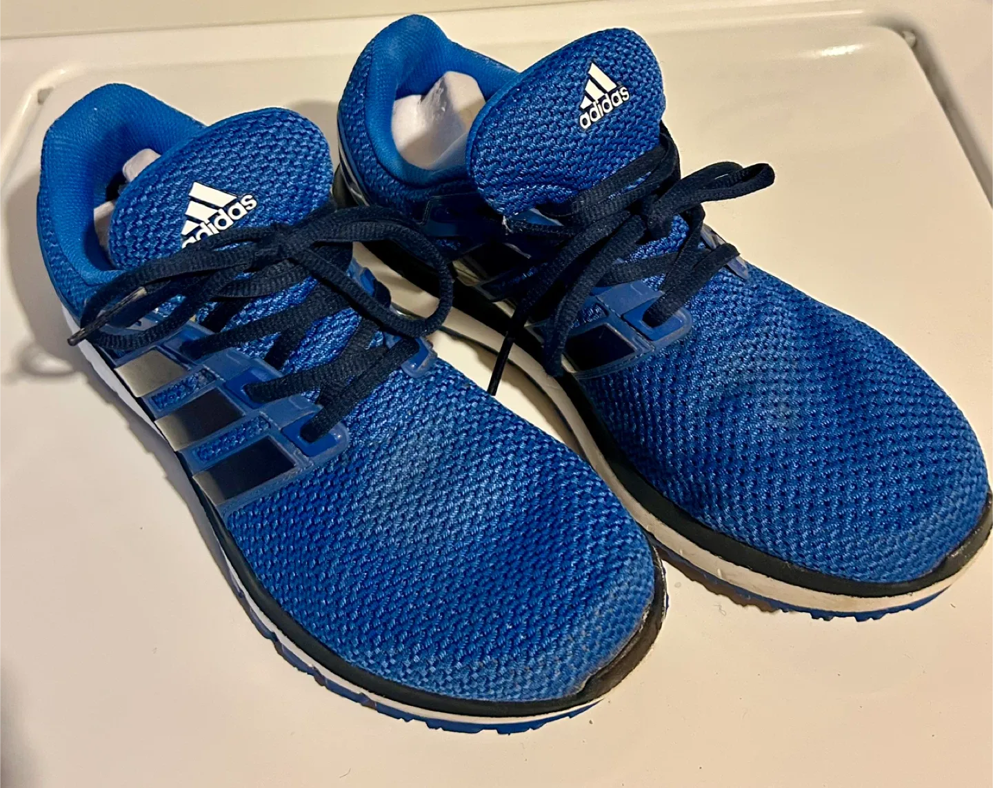 Blue Adidas Sneakers, Men’s, Size 9.5