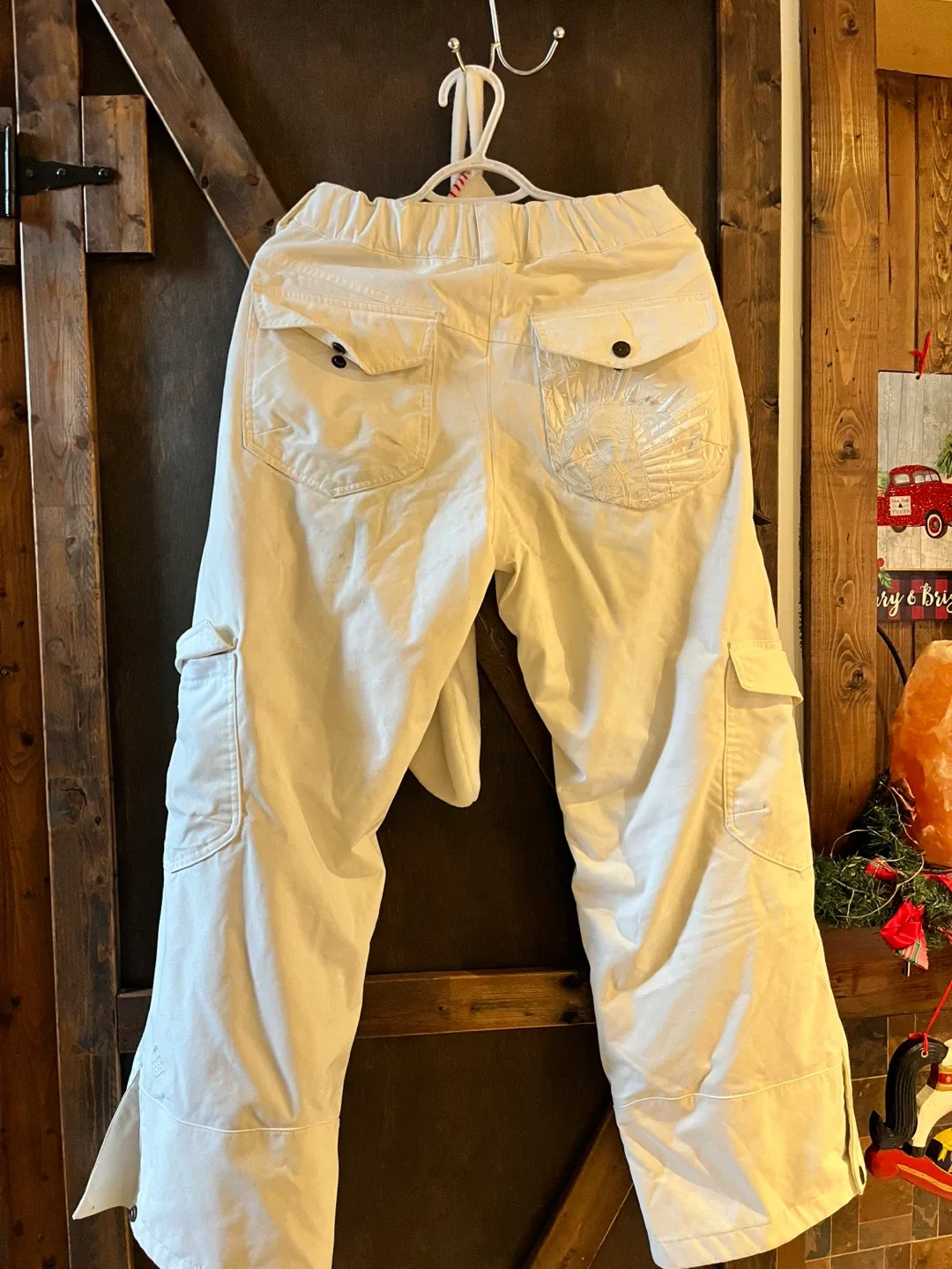 Salomon Women's White Snow Pants image indicator(2)