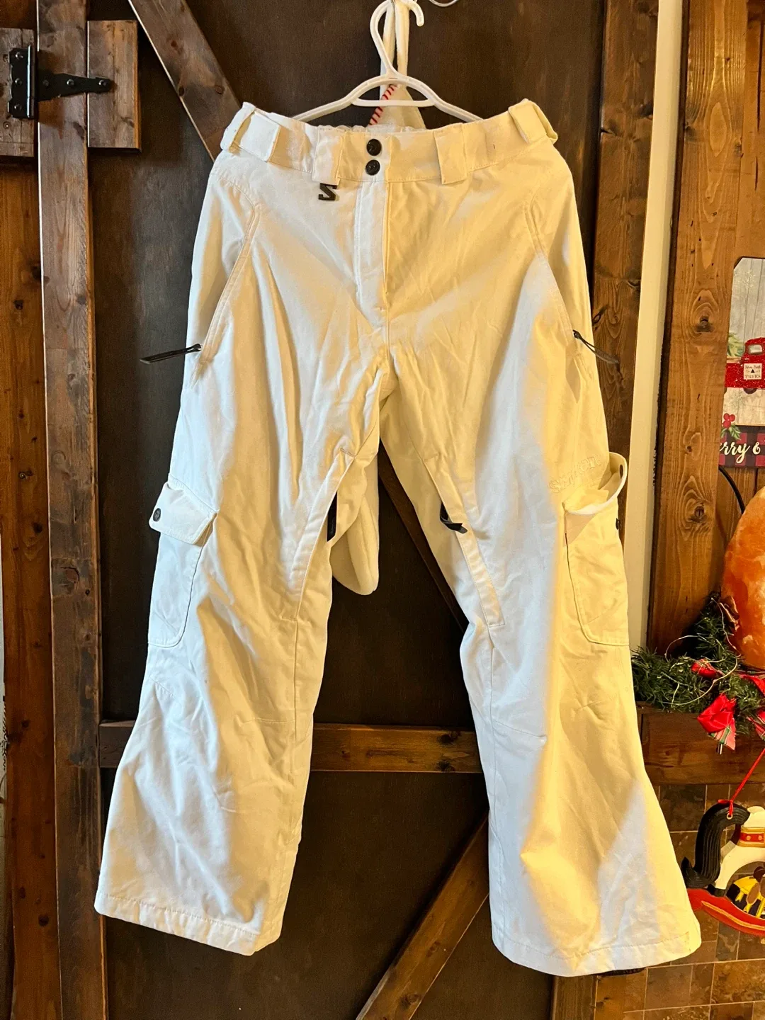 Salomon Women's White Snow Pants