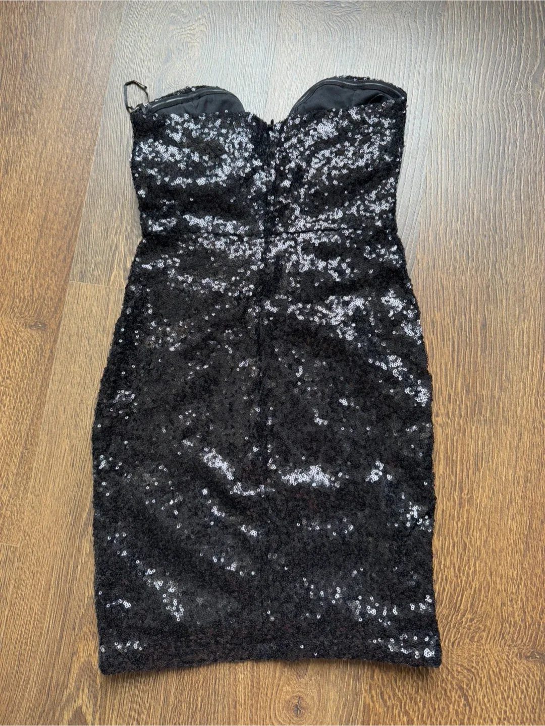 Tobi Black Sequin Dress - Size XS image indicator(2)