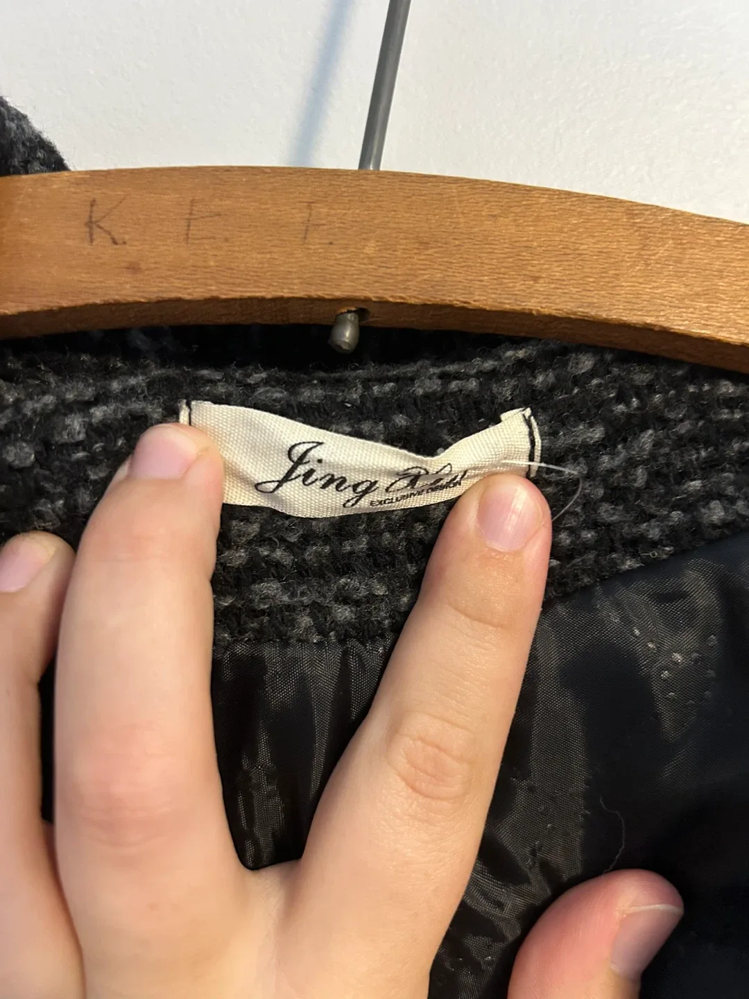 Jing xiu Exclusive Wool Blend Coat image indicator(5)