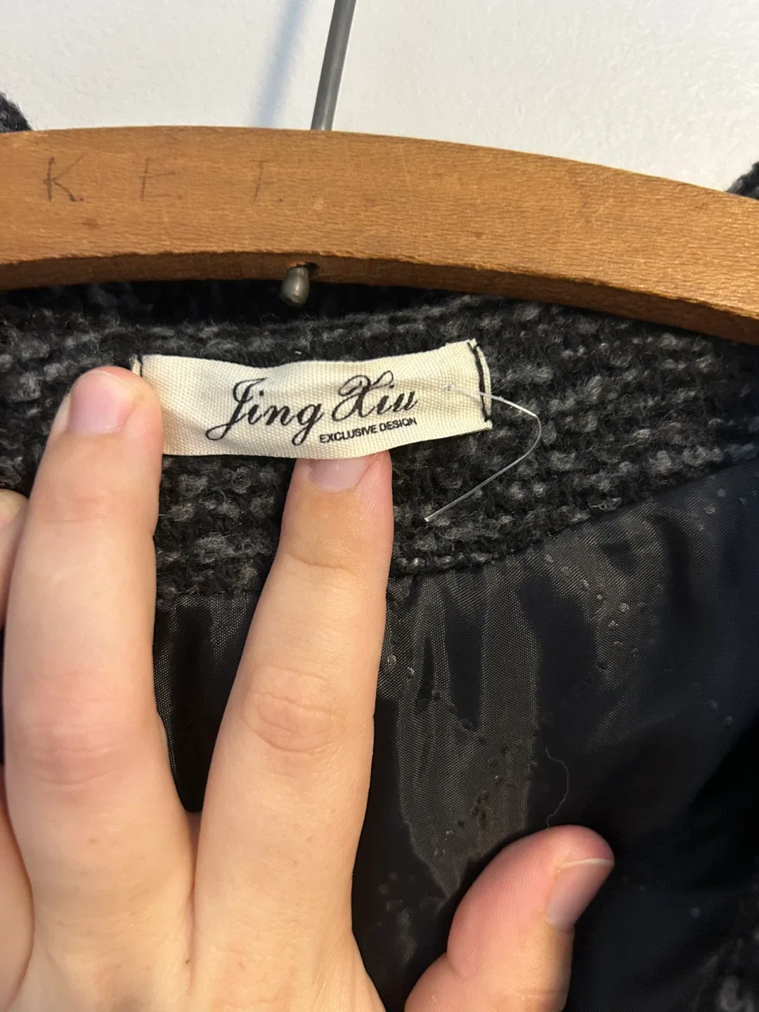 Jing xiu Exclusive Wool Blend Coat image indicator(6)