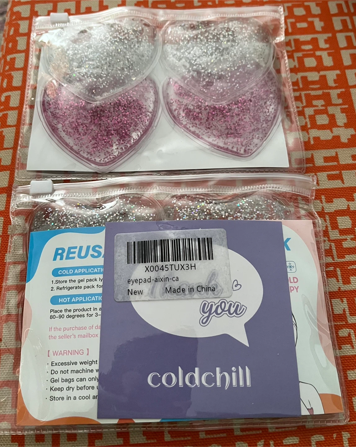 New Coldchill Heart-Shaped Eye Pads - photo 2