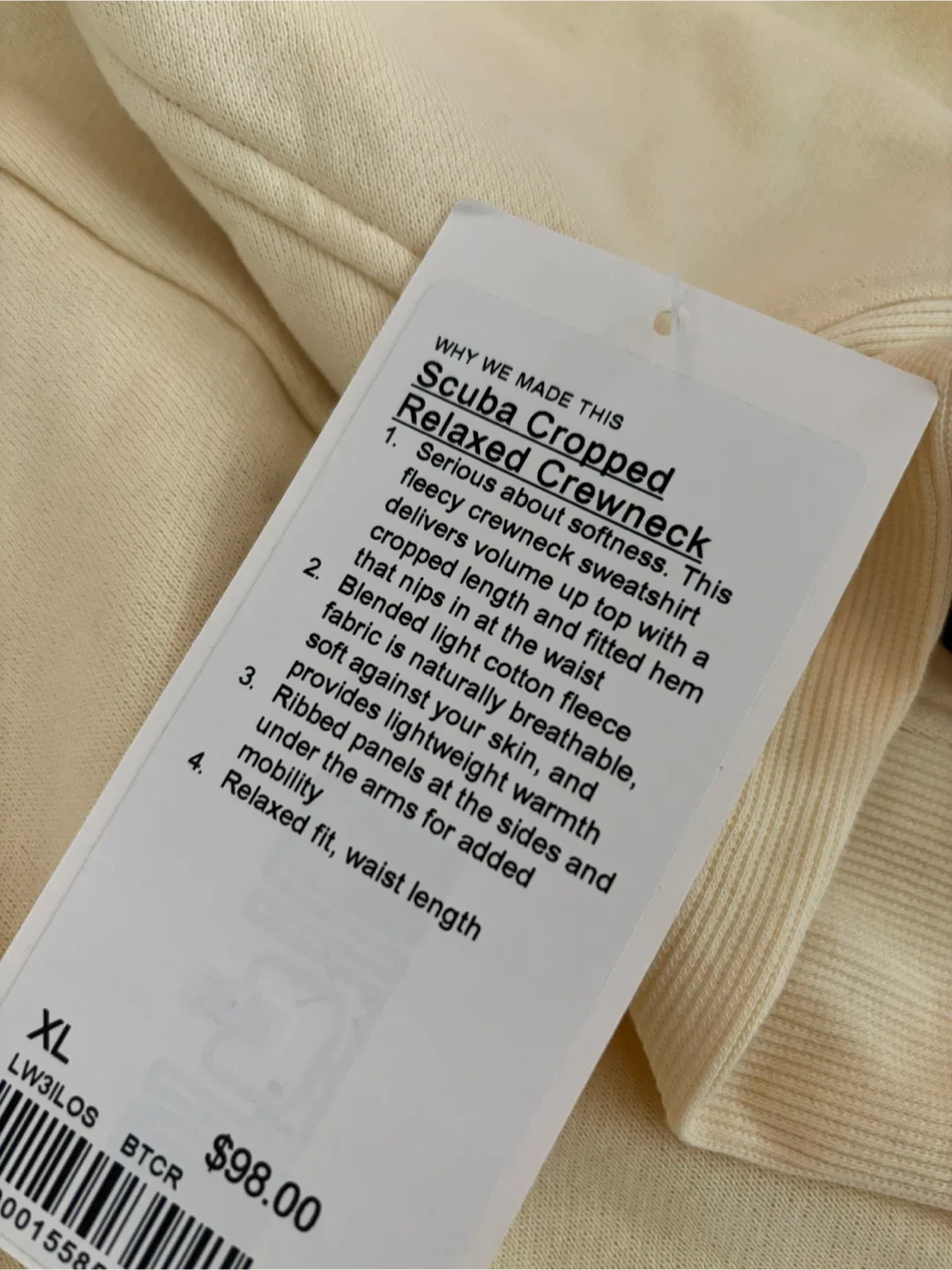 lululemon Scuba Cropped Relaxed Crewneck image indicator(2)