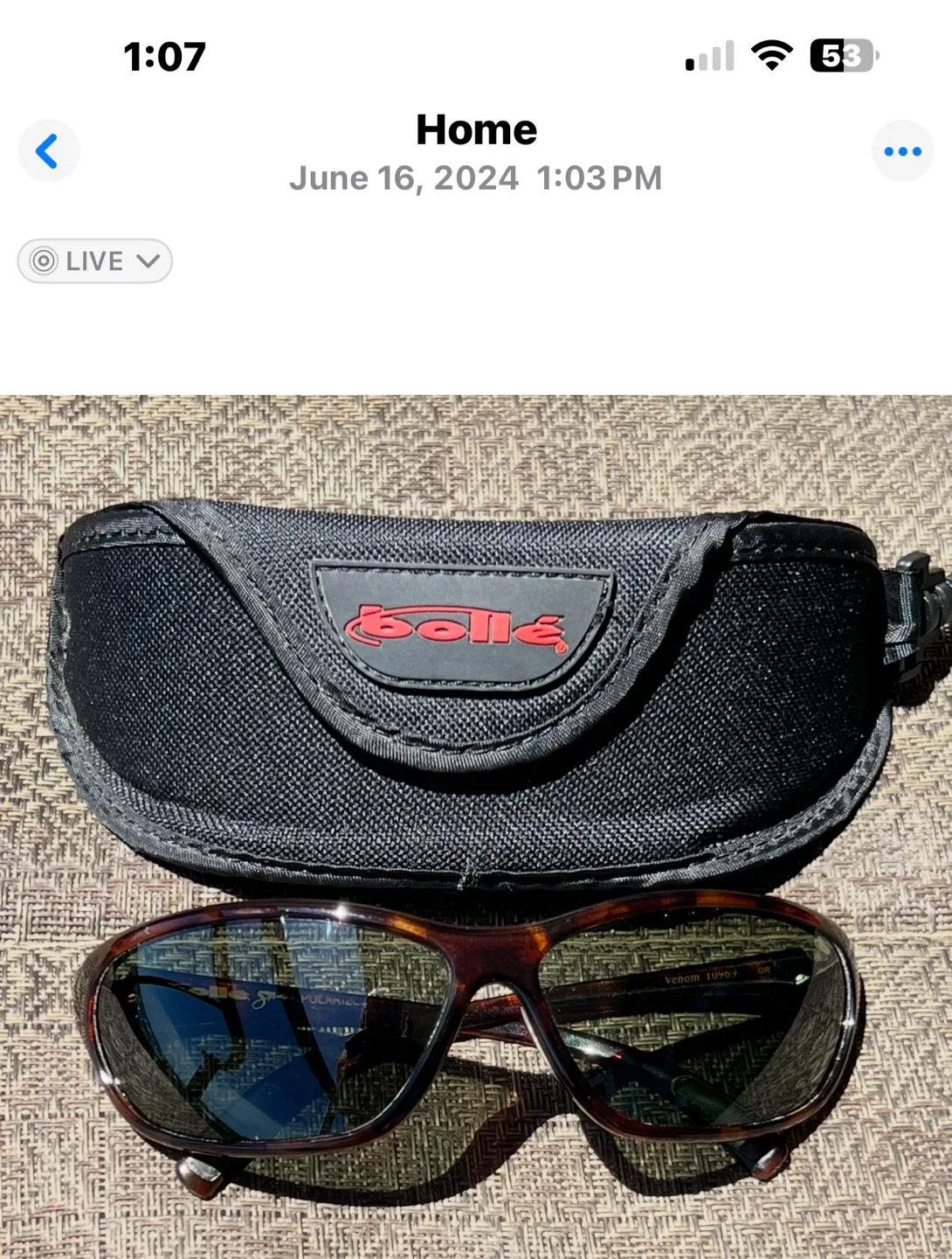 Bollé Venom 11990-2 Polarized Sunglasses