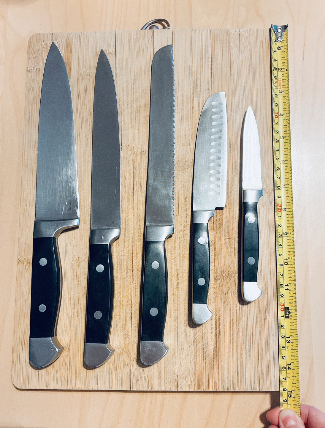 Copenhagen 6-Piece Knife Set with Wood Block - photo 2