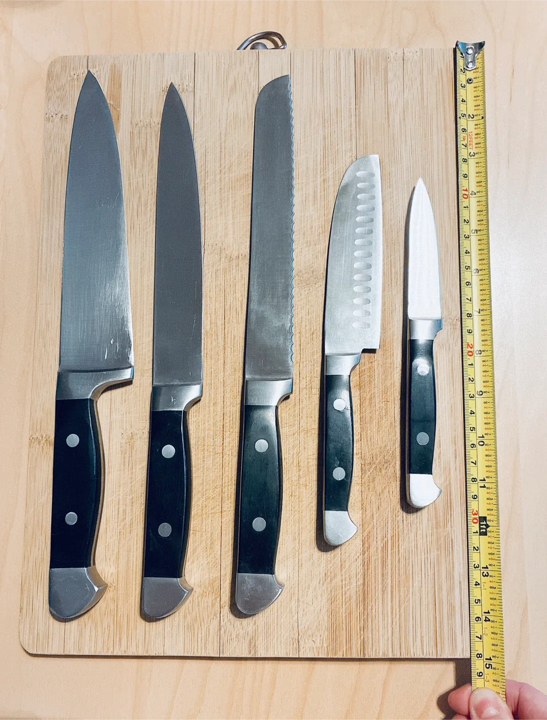 Copenhagen 6-Piece Knife Set with Wood Block image indicator(2)
