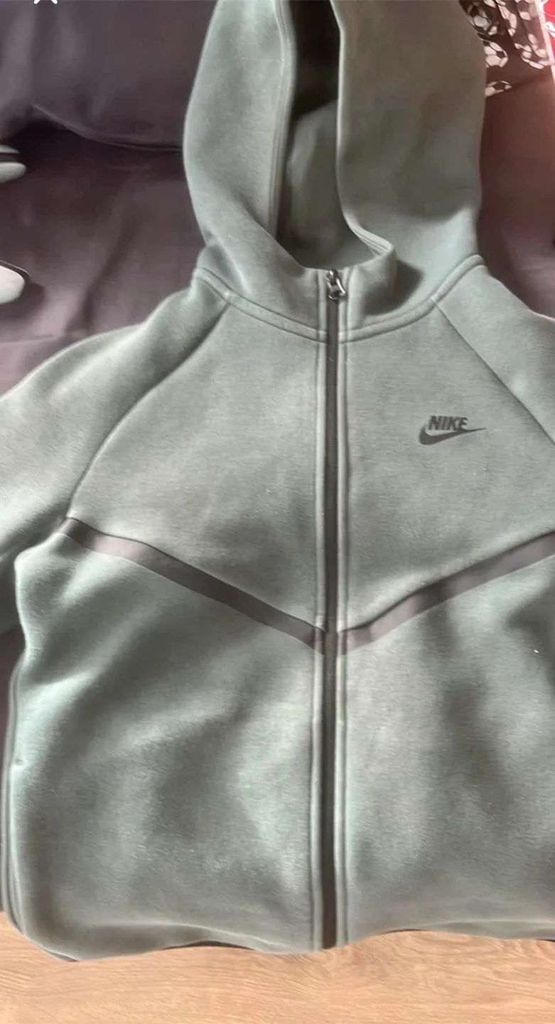 Nike Tech Fleece Hoodie XL Olive Green
