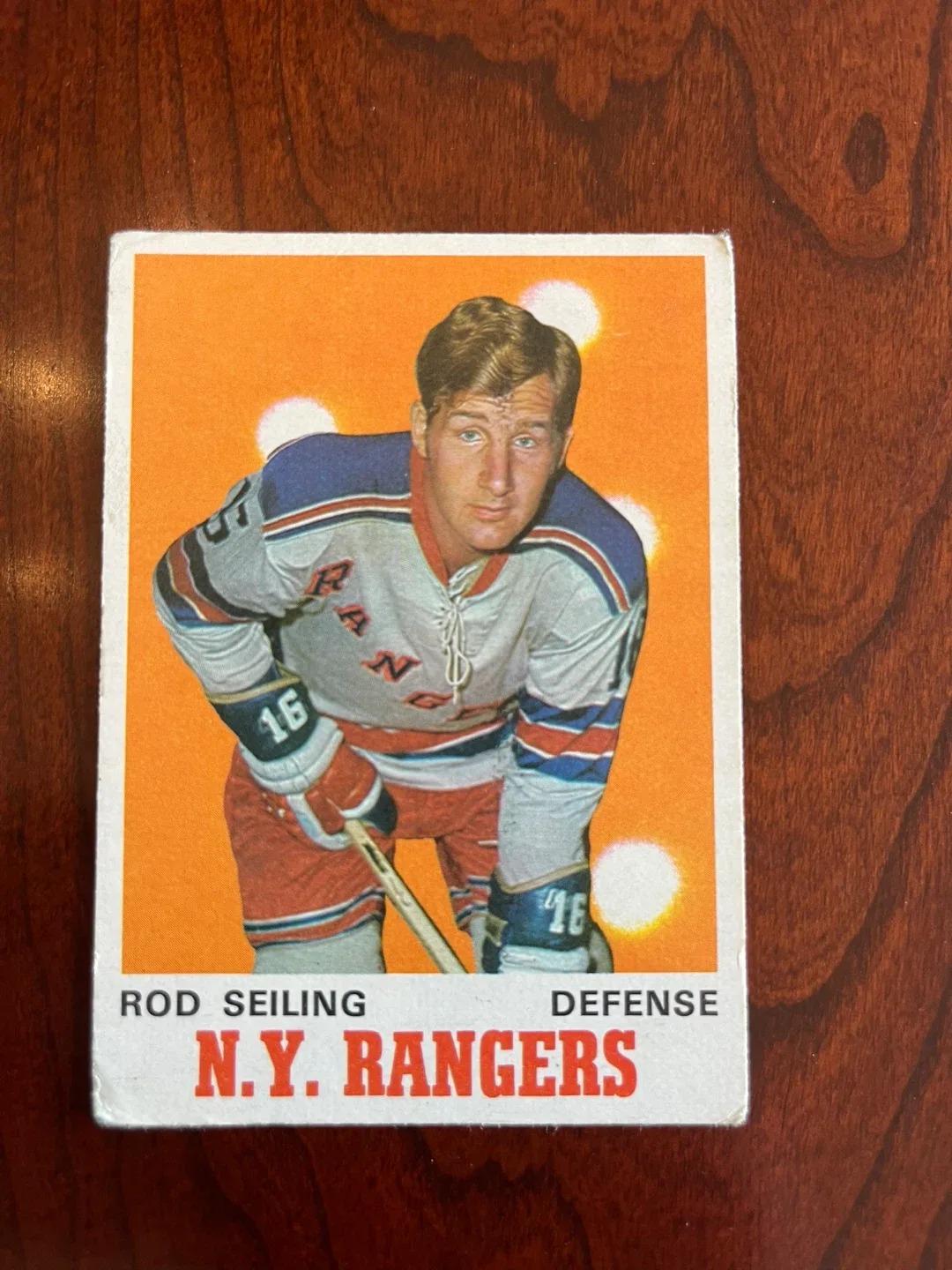 1970 O-Pee-Chee #184 Rod Seiling Rangers
