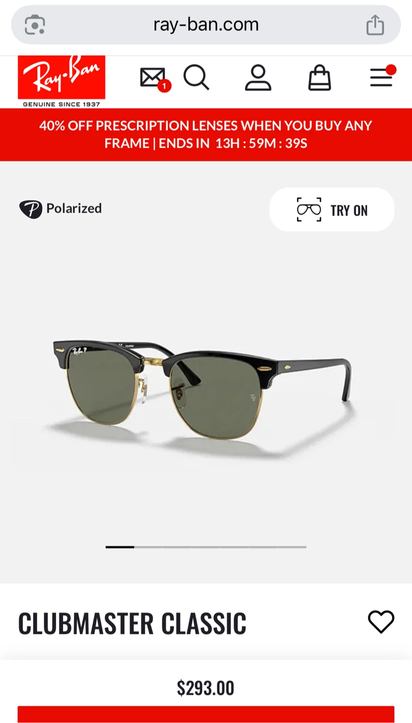 Brand New in Box Ray-Ban Polarized Sunglasses. MADE IN ITALY 🇮🇹 - photo 2