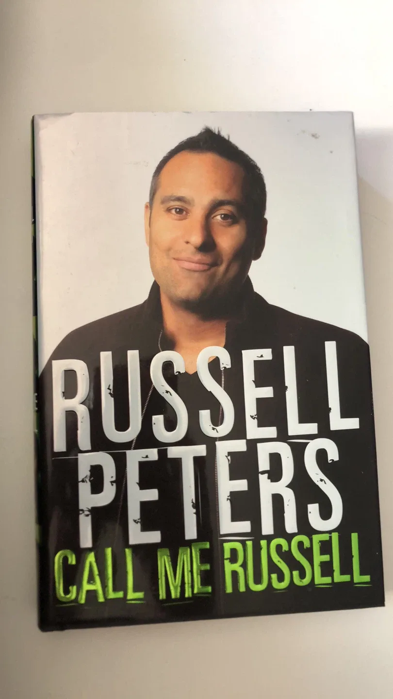 Russell Peters - Call Me Russell Hardcover Book