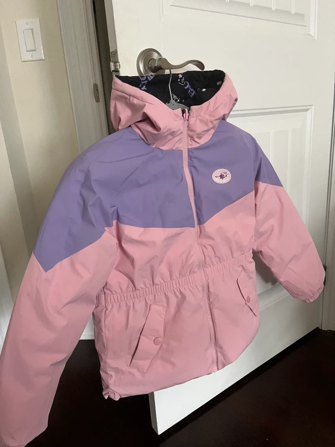 Pink & Purple Girls' Jacket