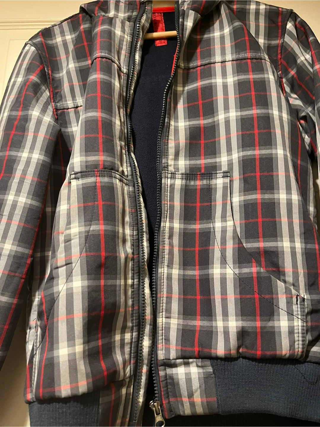 Boys' / Girls’ Plaid Jacket - Size 14 - photo 2