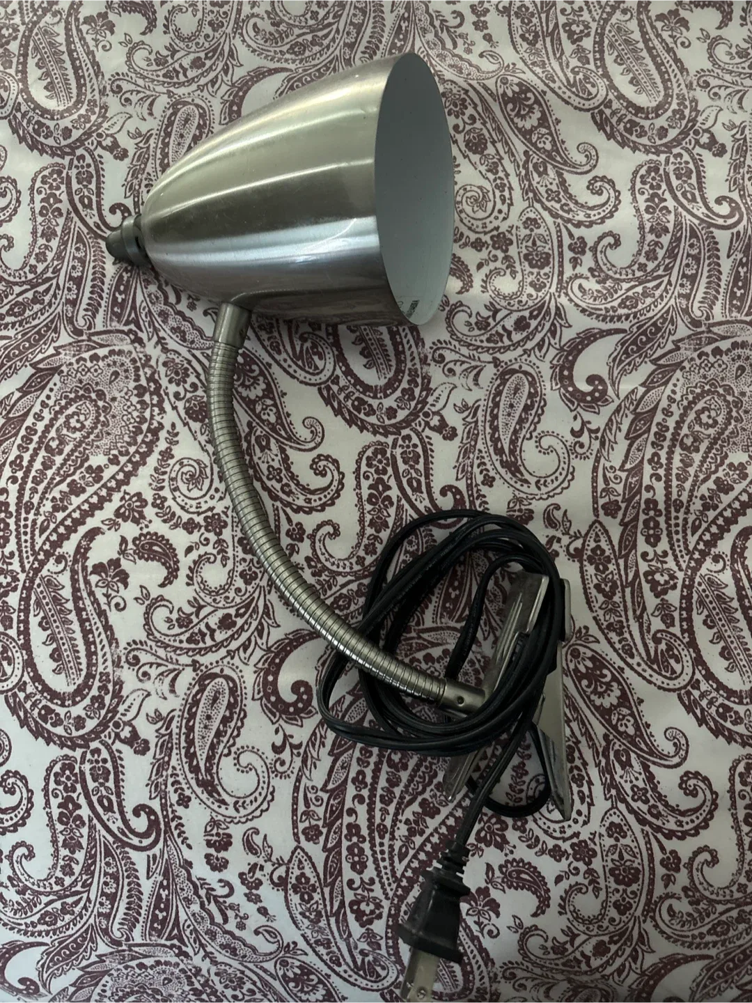 Vintage Clip-On Desk Lamp