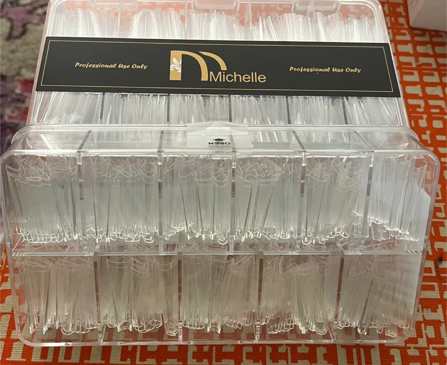 Michelle Clear Nail Tips - 500 Pcs image indicator(2)