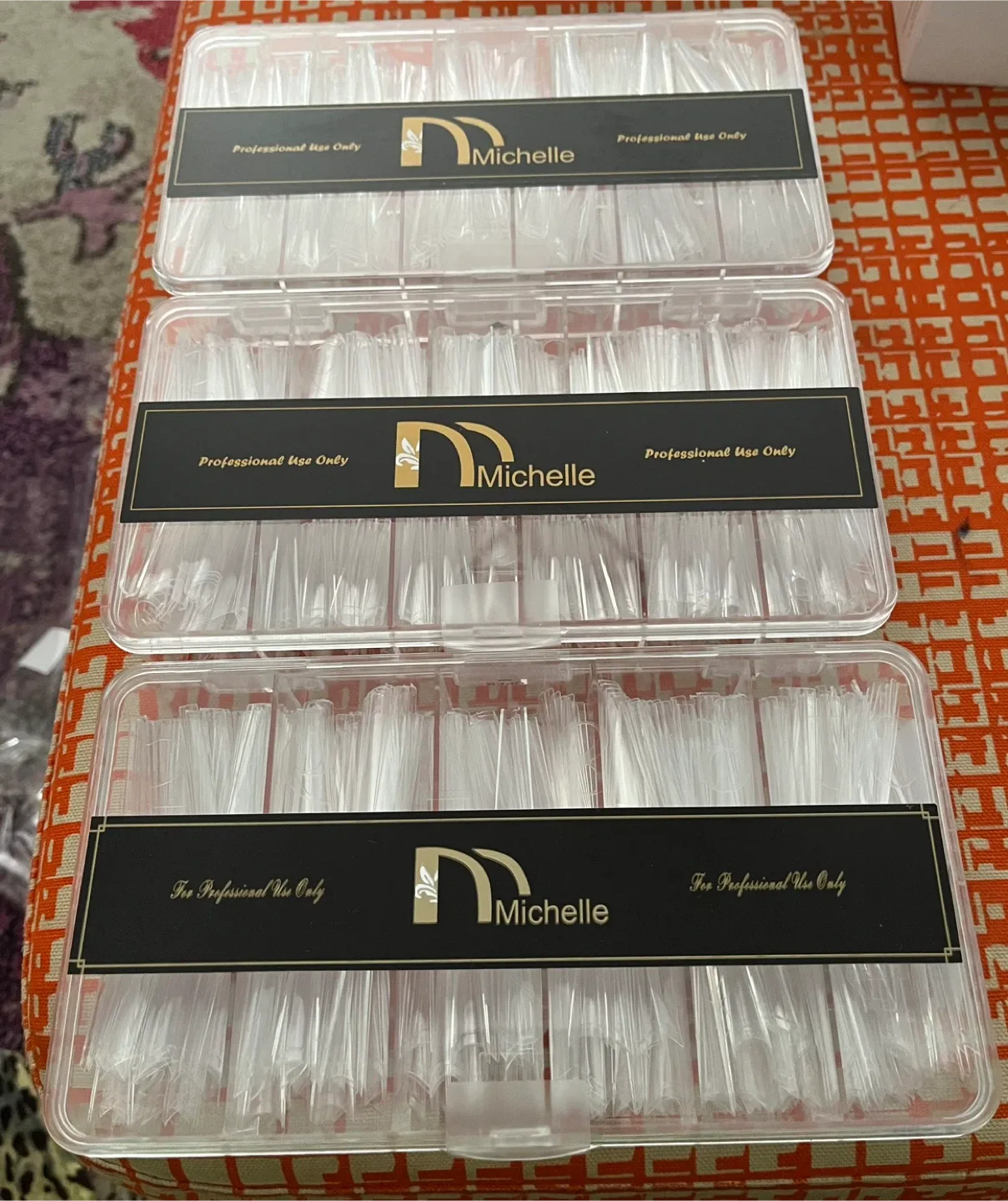 Michelle Clear Nail Tips - 500 Pcs