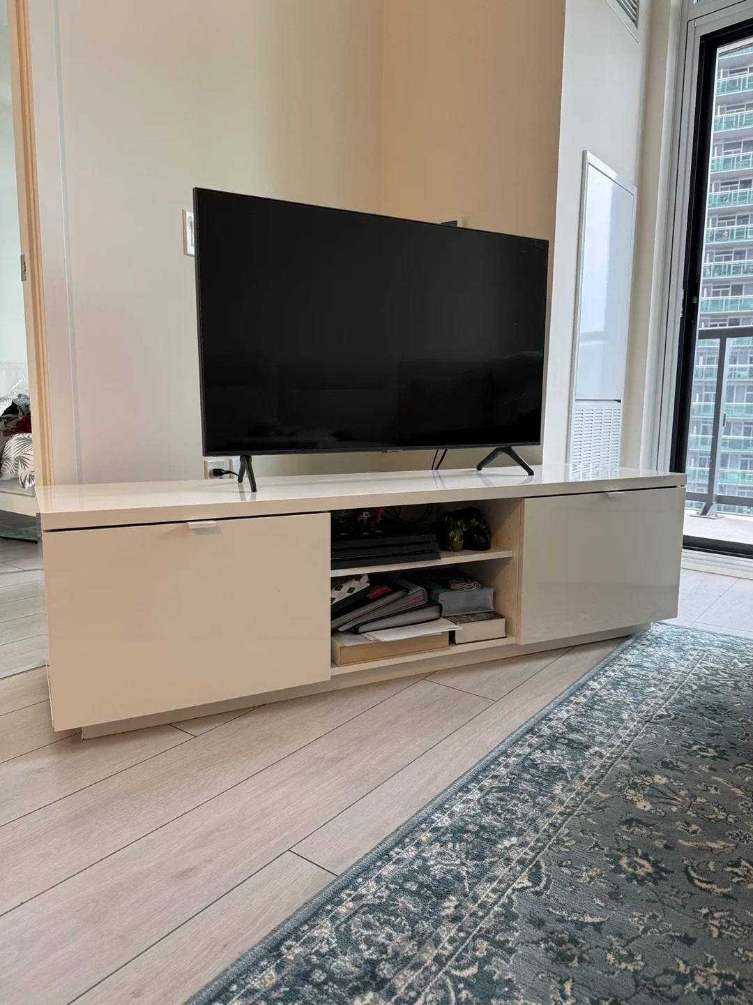 White TV Stand (ikea byes) image indicator(2)