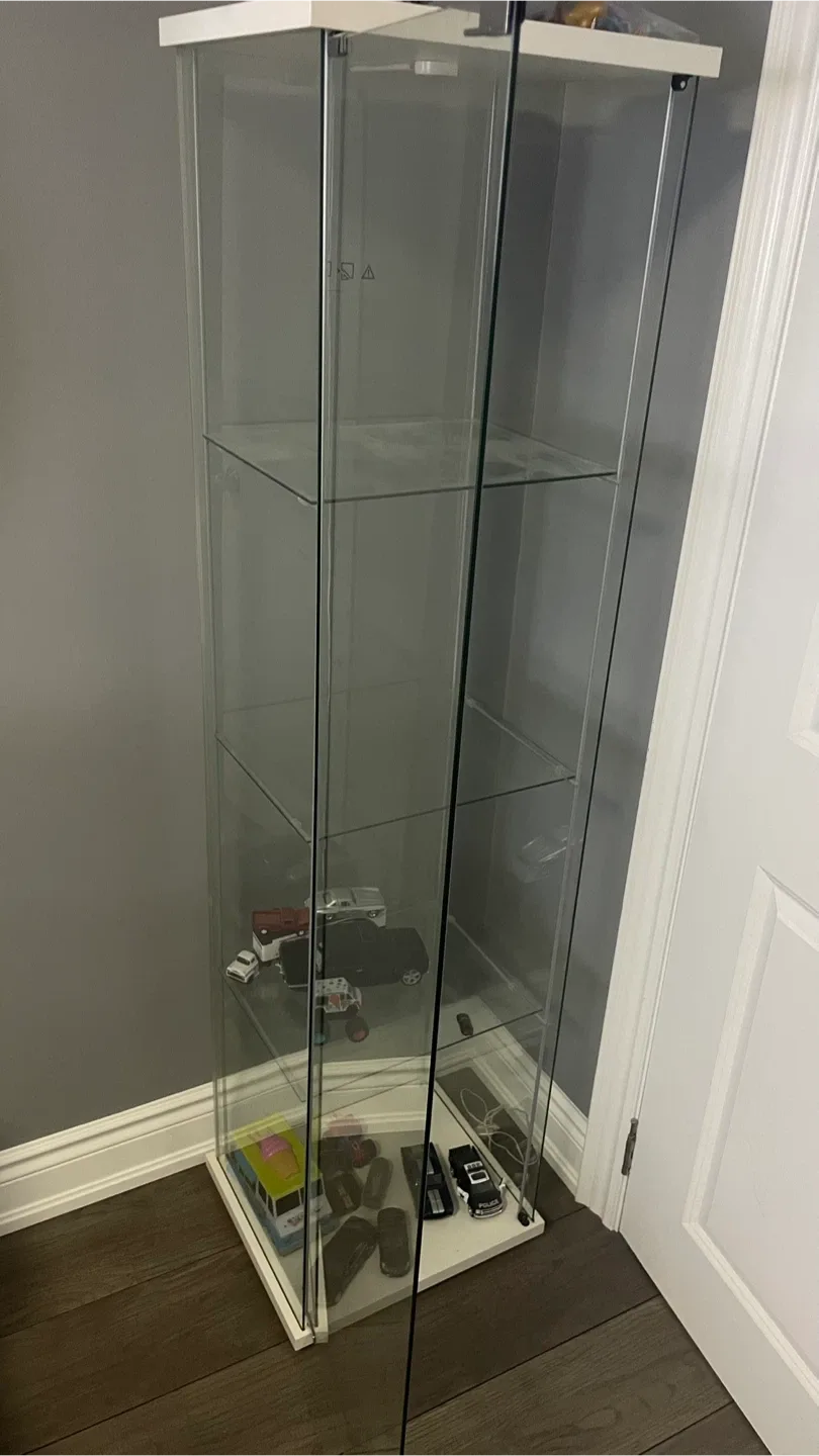 IKEA Detolf Glass Display Case