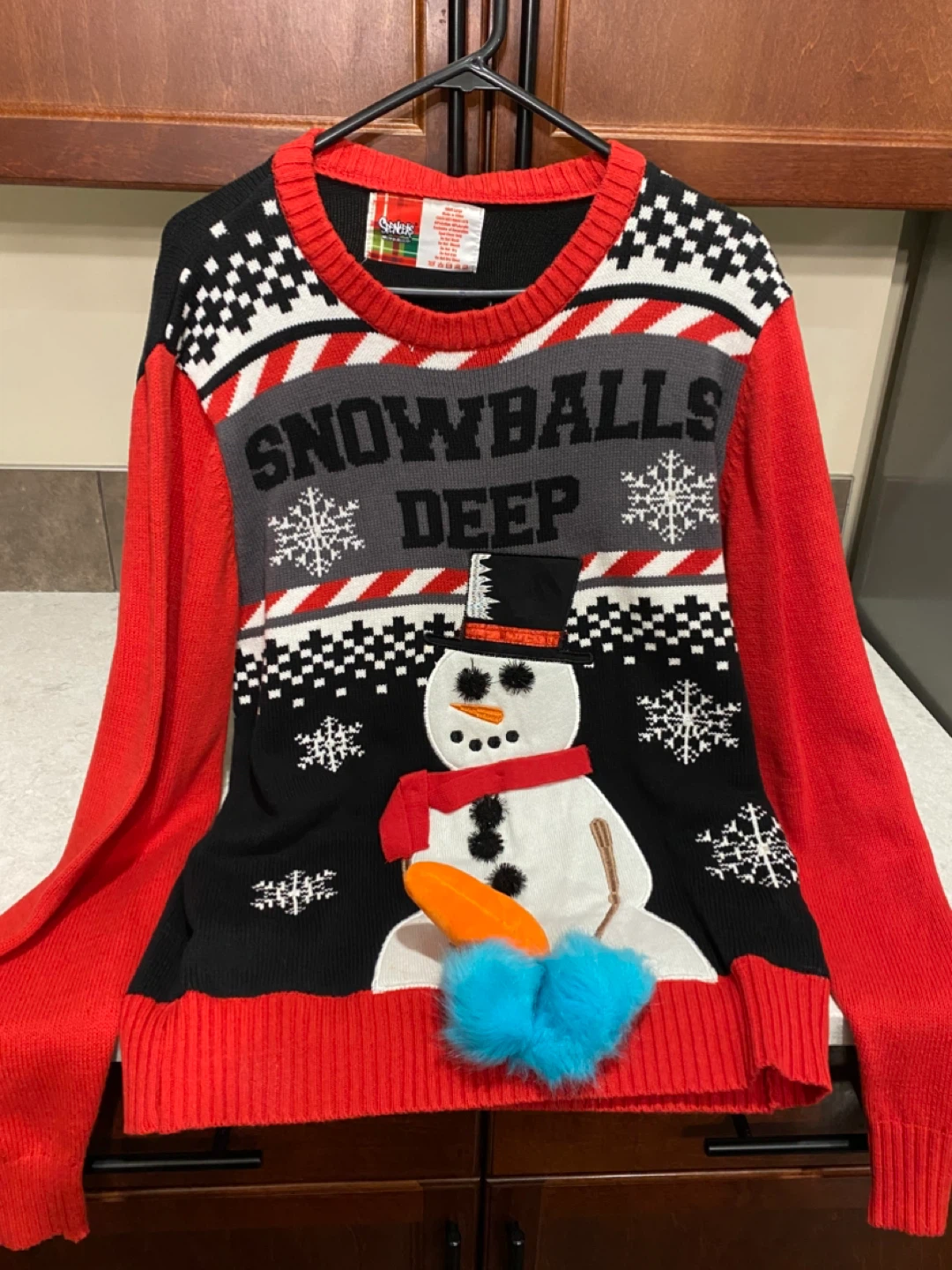 Snowballs Deep Christmas Sweater