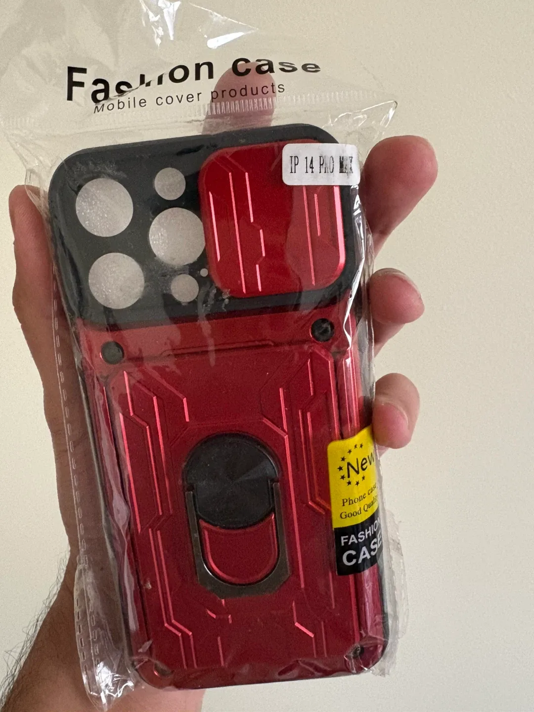 New Fashion Case IP 14 Pro Max - Red. (New)