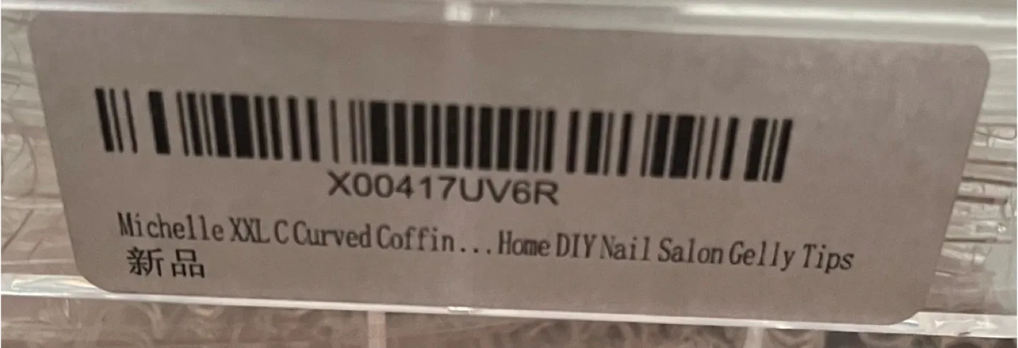 Michelle Clear Nail Tips - 500 Pcs image indicator(4)