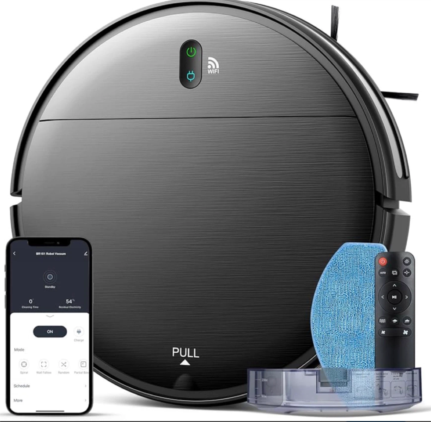 BR151 Robot Vacuum - Black - photo 3