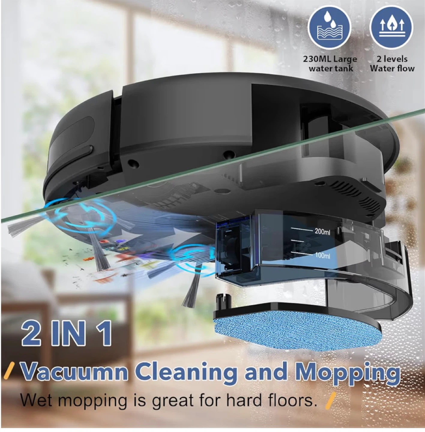 BR151 Robot Vacuum - Black - photo 4